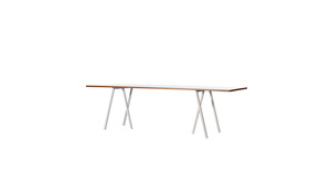 Loop Stand Table - white