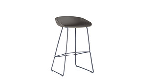 About A Stool AAS38 Grey/Steel 65cm (238403)