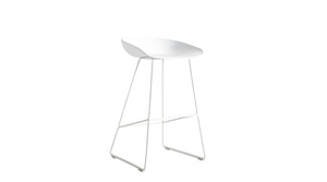 About A Stool AAS38 White/White 65cm (238201)
