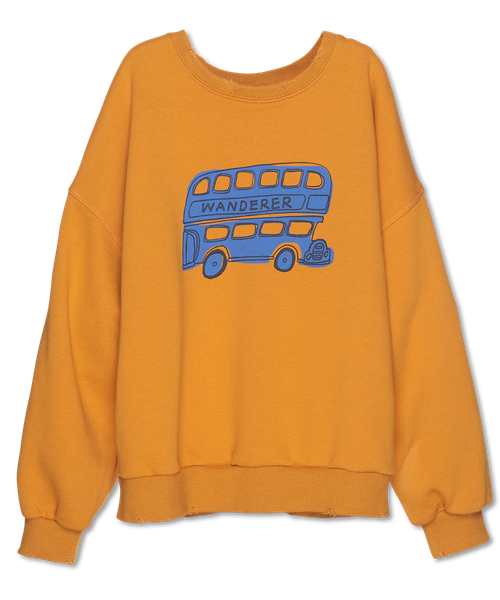 Wander&amp;Wonder 21FW Bus Sweatshirt (Corn)