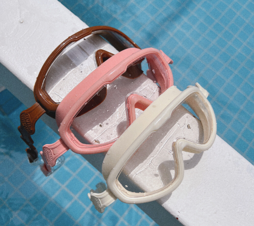 [다이나] URVS 유아 스윔 고글 icecream swimming goggles