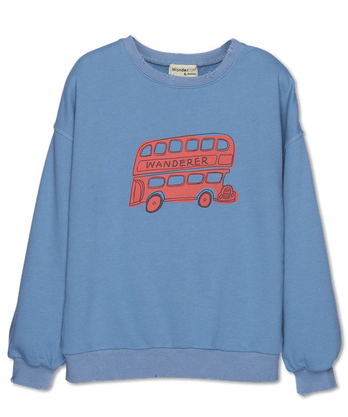 Wander&amp;Wonder 21FW Bus Sweatshirt (Fog)
