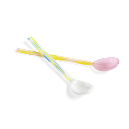 Glass Spoons Flat Set of 2  글래스 스푼  플랫 (541009)