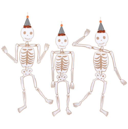 [MeriMeri]메리메리 /  Vintage Giant Halloween Jointed Skeletons (x 3)